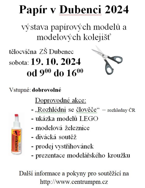 VÝSTAVA PAPÍROVÝCH MODELŮ